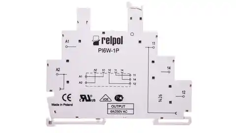 ⁨Relay socket RM699BV and RSR30 6A IP20 PI6W-1P 856389⁩ at Wasserman.eu