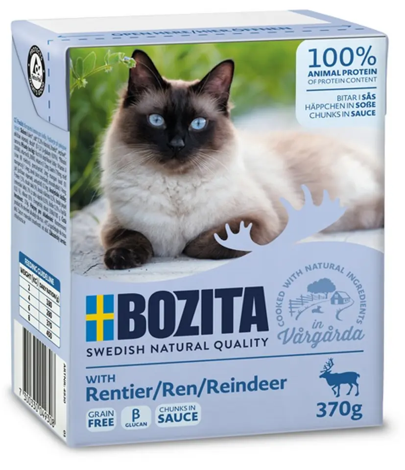 ⁨BOZITA Chunks in sauce with Reindeer 370g⁩ at Wasserman.eu