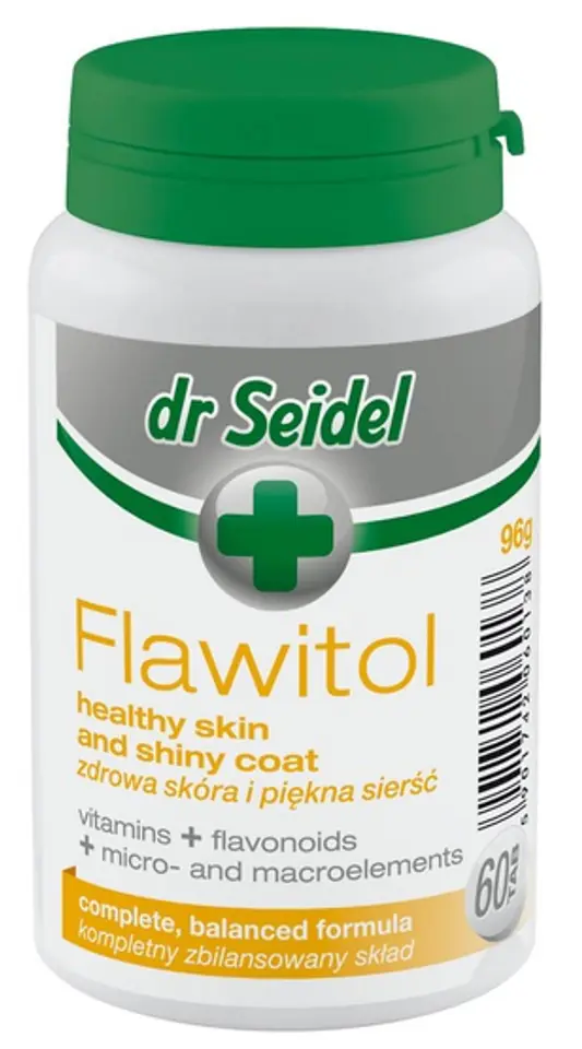 ⁨Dr. Seidel Flawitol healthy skin and beautiful coat 60 tabl.⁩ at Wasserman.eu