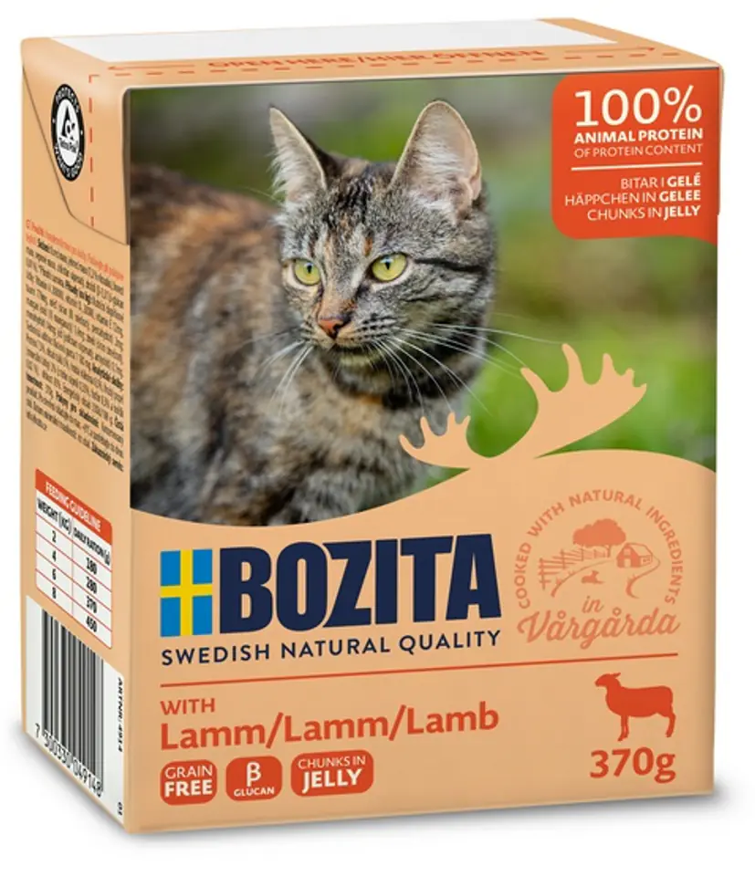 ⁨BOZITA Chunks in Jelly with Lamb 370g⁩ at Wasserman.eu