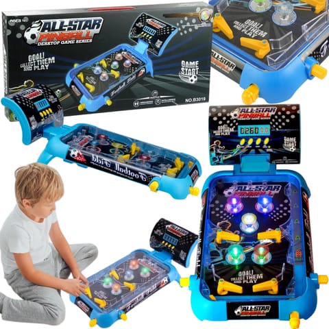 ⁨Mini Pinball Gra Zręcznościowa Flipper Stół Kulka Światła Muzyka Licznik⁩ w sklepie Wasserman.eu