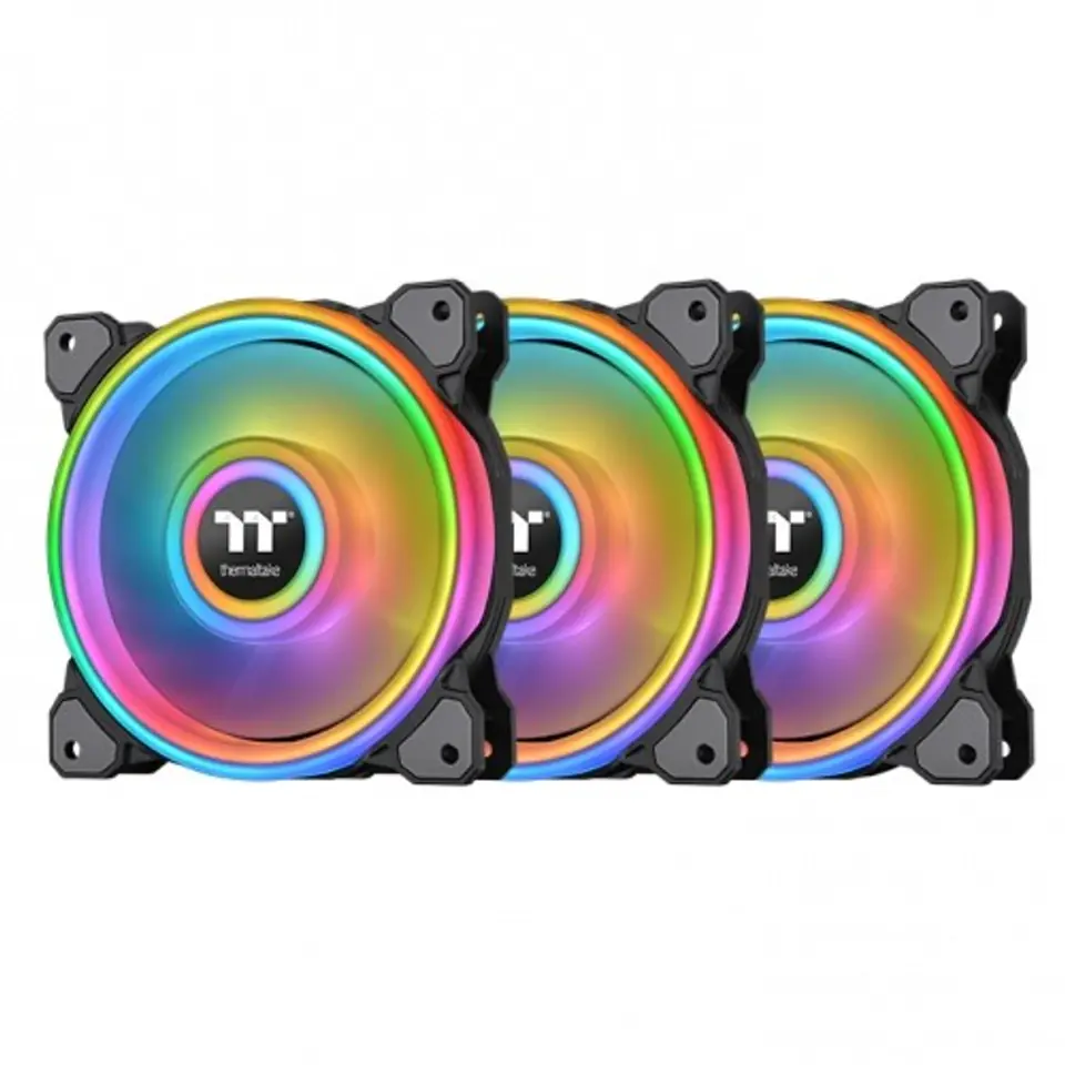 ⁨Fan Riing Quad 12 RGB TT Premium 3Pack⁩ at Wasserman.eu