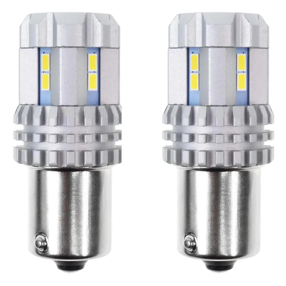 ⁨Żarówki led canbus 3020 ultrabright 22smd 1156 ba15s p21w r10w r5w white 12v/24v⁩ w sklepie Wasserman.eu