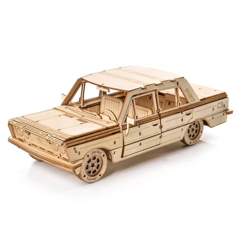 ⁨Little Story Drewniane Puzzle Model 3D - FSO Fiat 125p⁩ w sklepie Wasserman.eu