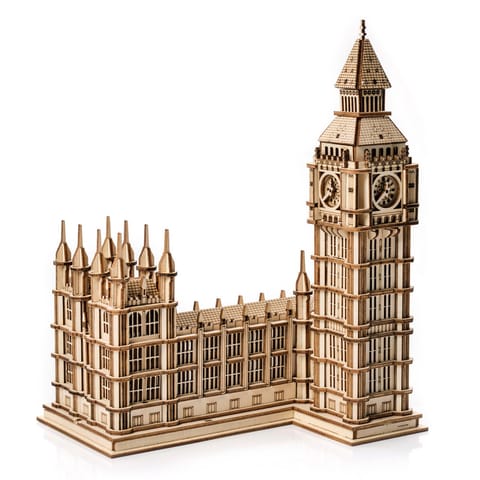 ⁨Little Story Drewniane Puzzle Model 3D - Big Ben⁩ w sklepie Wasserman.eu