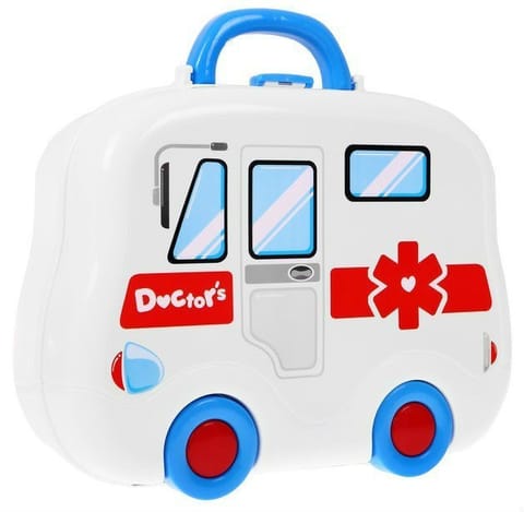 Zestaw lekarski + Walizka ambulans dla dzieci 3+ Przenośna zabawka w sklepie Wasserman.eu
