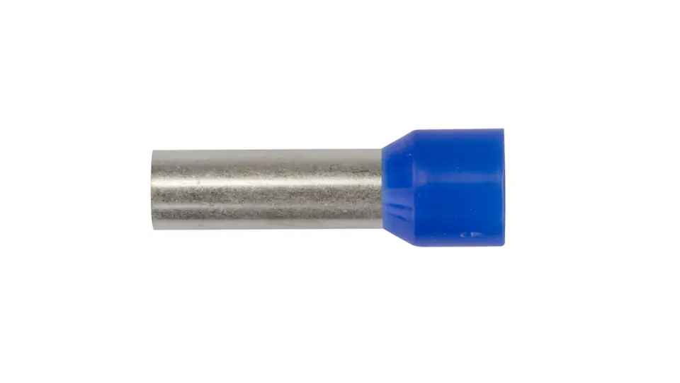 ⁨Końcówka tulejkowa izolowana TI 16mm2/18mm niebieska cynowana TI16L18 /100szt/⁩ w sklepie Wasserman.eu