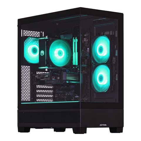 ⁨Actina 5901443383666 PC Intel® Core™ i5 i5-12400F 32 GB DDR4-SDRAM 1 TB SSD NVIDIA GeForce RTX 4060 Ti Midi Tower Black⁩ at Wasserman.eu