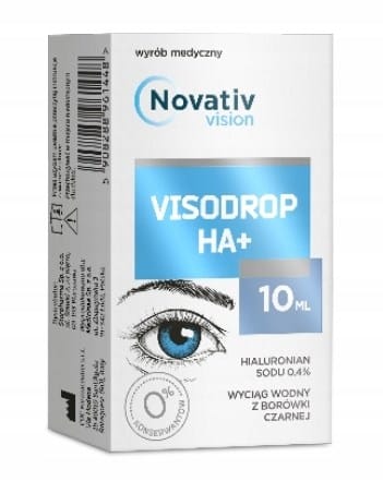 ⁨Novativ Vsion Visodrop Krople do oczu HA+ 10 ml⁩ w sklepie Wasserman.eu