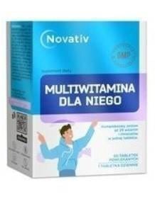 ⁨Novativ Multiwitamina dla Niego 60 tabletek powlekanych⁩ w sklepie Wasserman.eu