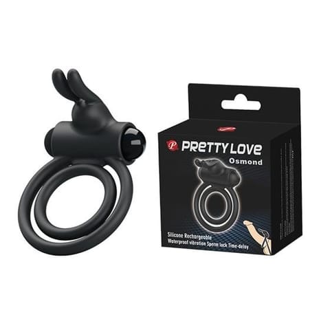 ⁨Pretty Love Osmond CockRing Vibro Black⁩ w sklepie Wasserman.eu