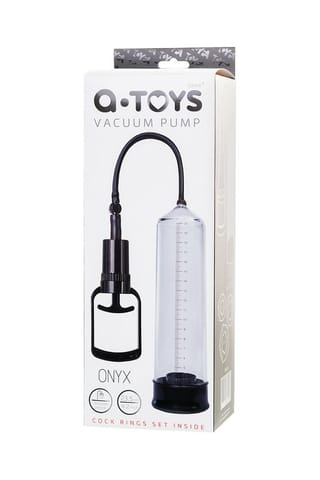 ⁨A-TOYS, Penis Pump, PVC, Black, 23.5 cm⁩ w sklepie Wasserman.eu