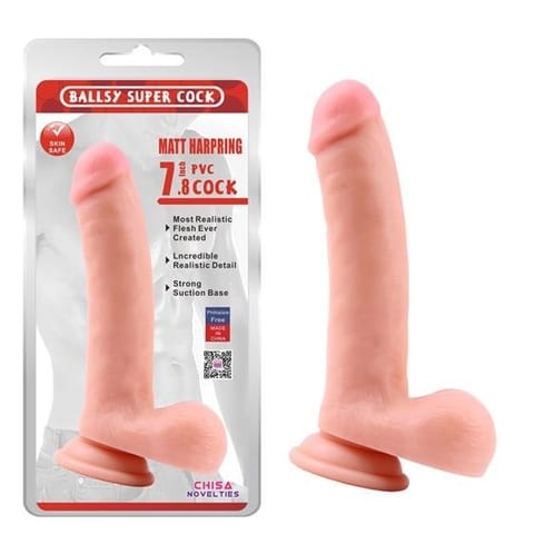 ⁨Ballsy Super Cock Matt Harpring 7.8" Dildo⁩ w sklepie Wasserman.eu