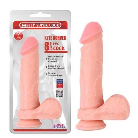 ⁨Kyle Korver 8.5" Dildo Flesh⁩ w sklepie Wasserman.eu