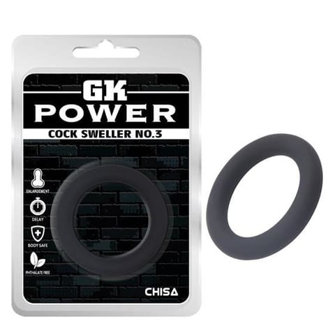 ⁨GK Power Ring Black Cock Sweller No.3⁩ w sklepie Wasserman.eu