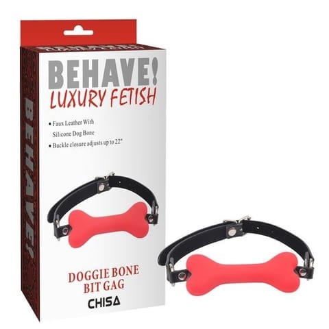 ⁨Behave! Doggle Bone Bit Gag-Red⁩ w sklepie Wasserman.eu