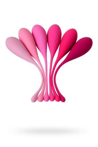 ⁨xEROMANTICA Set of 6 vaginal balls K-ROSE,silicone, pink⁩ w sklepie Wasserman.eu