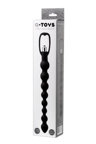 ⁨A-TOYS, Anal Vibration Chain, Silicone, Black, 34 cm⁩ w sklepie Wasserman.eu