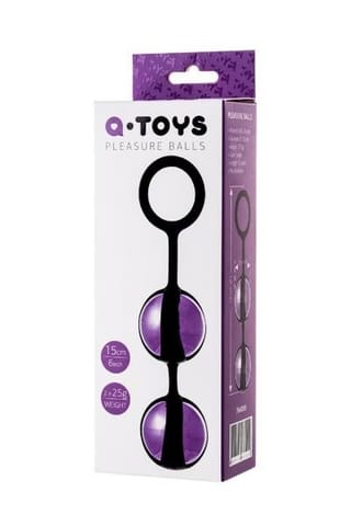 ⁨A-TOYS, Vaginal balls, ABS plastic, Purple, O 3.5 cm⁩ w sklepie Wasserman.eu