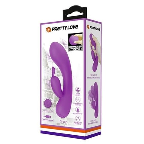 ⁨Pretty Love Grace Vibrator Purple⁩ w sklepie Wasserman.eu