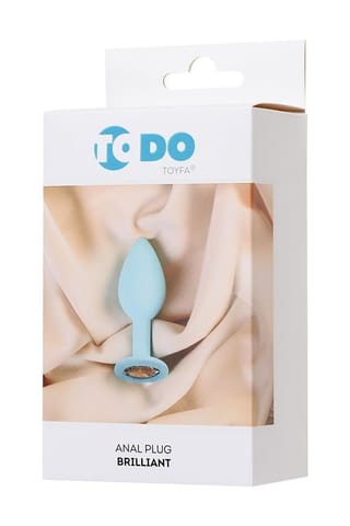 ⁨ToDo Brilliant Blue Anal Plug⁩ w sklepie Wasserman.eu