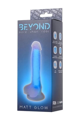 ⁨BEYOND BY TOYFA Matt Glow Blue 13cm⁩ w sklepie Wasserman.eu