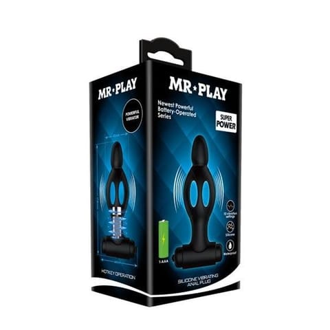 ⁨Mr.Play Powerful Vibrator Black⁩ w sklepie Wasserman.eu