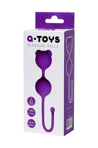 ⁨Pleasure balls A-Toys PURPLE⁩ w sklepie Wasserman.eu