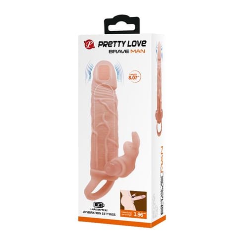 ⁨Pretty Love Brave Man Vibro Extension flesh⁩ w sklepie Wasserman.eu