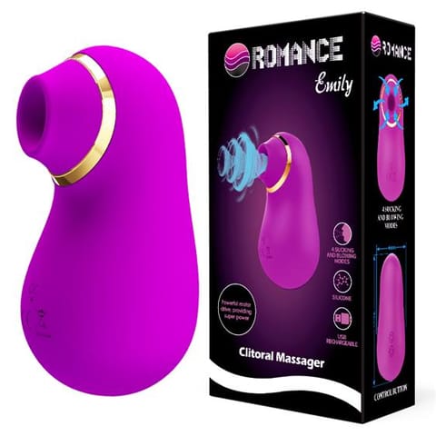 ⁨Romance Emily Sucking Vibrator Purple⁩ w sklepie Wasserman.eu