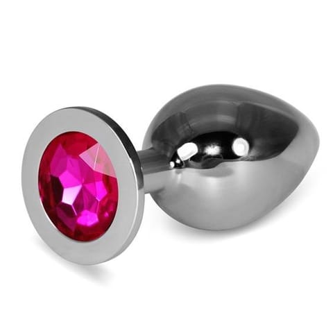 ⁨Large Silver Plug Fuchsia⁩ w sklepie Wasserman.eu