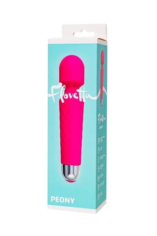 ⁨Flovetta Peony Vibrating massager, silicone, pink, 20.5 cm⁩ w sklepie Wasserman.eu