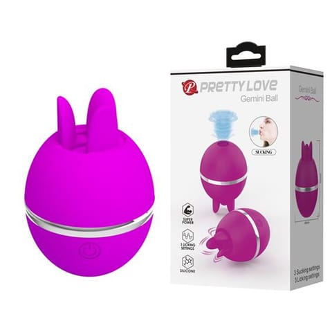 ⁨Pretty Love Vibrating Gemini Ball Purple⁩ w sklepie Wasserman.eu