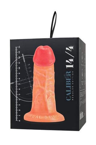 ⁨Realistic dildo Caliber 14/4 , PVC, flesh,  length 14cm, diameter 4cm⁩ w sklepie Wasserman.eu