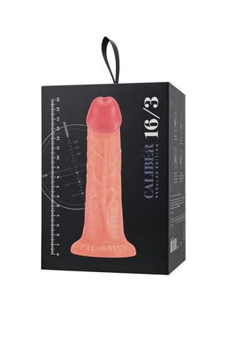 ⁨Realistic dildo Caliber 16/3 , PVC, flesh,  length 16cm, diameter 3cm⁩ w sklepie Wasserman.eu