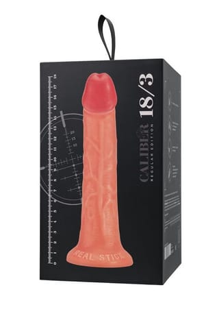 ⁨Realistic dildo Caliber 18/3 , PVC, flesh,  length 18cm, diameter 3cm⁩ w sklepie Wasserman.eu