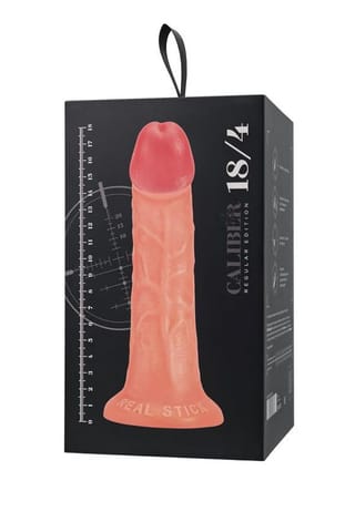 ⁨Realistic dildo Caliber 18/4 , PVC, flesh,  length 18cm, diameter 4cm⁩ w sklepie Wasserman.eu