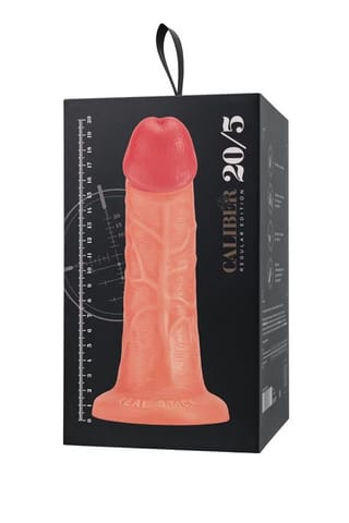 ⁨Realistic dildo Caliber 20/5 , PVC, flesh,  length 20cm, diameter 5cm⁩ w sklepie Wasserman.eu