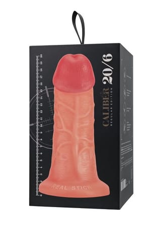 ⁨Realistic dildo Caliber 20/6 , PVC, flesh,  length 20cm, diameter 6cm⁩ w sklepie Wasserman.eu