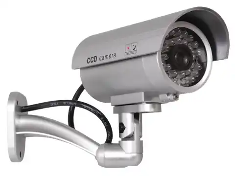 ⁨Dummy-Hornkamera, IR-LEDs, silber, IR9000S⁩ im Wasserman.eu