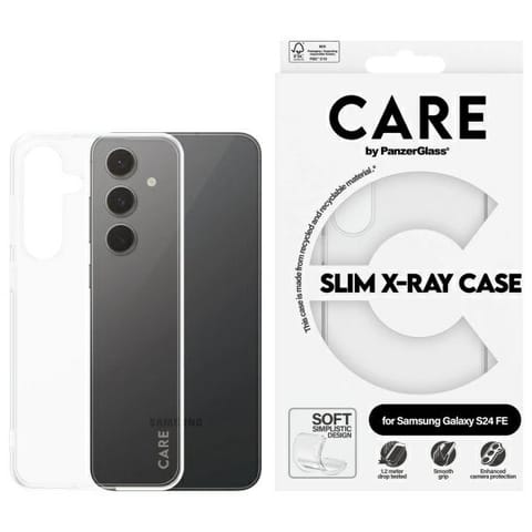 ⁨CARE by PanzerGlass Slim X-Ray Case Sam   S24 FE S721 przezroczysty/transparent 1963⁩ w sklepie Wasserman.eu