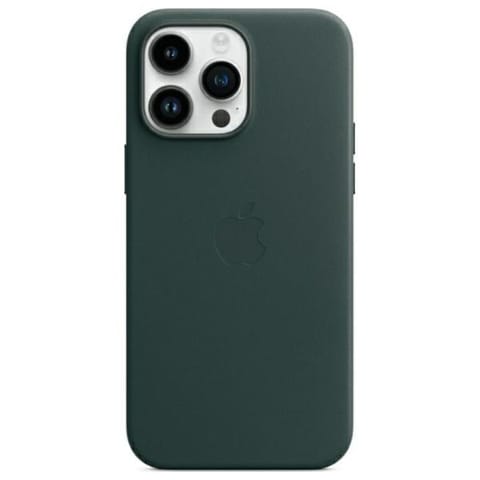 ⁨Etui Apple MPPN3FE/A iPhone 14 Pro Max    6.7" MagSafe zielony/forest green Leather Case⁩ w sklepie Wasserman.eu