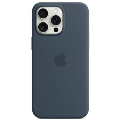 ⁨Apple iPhone 15 Pro Max Silicone Case with MagSafe - Blue⁩ at Wasserman.eu