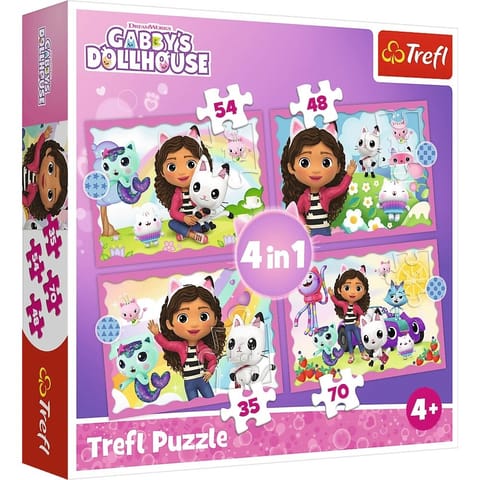 ⁨Puzzle 4in1 Adventures of Gabi the Cat's House⁩ at Wasserman.eu