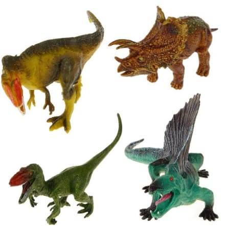 ⁨LARGE SET OF FIGURINES DINOSAUR FIGURES JURASSIC PATTERNS⁩ at Wasserman.eu