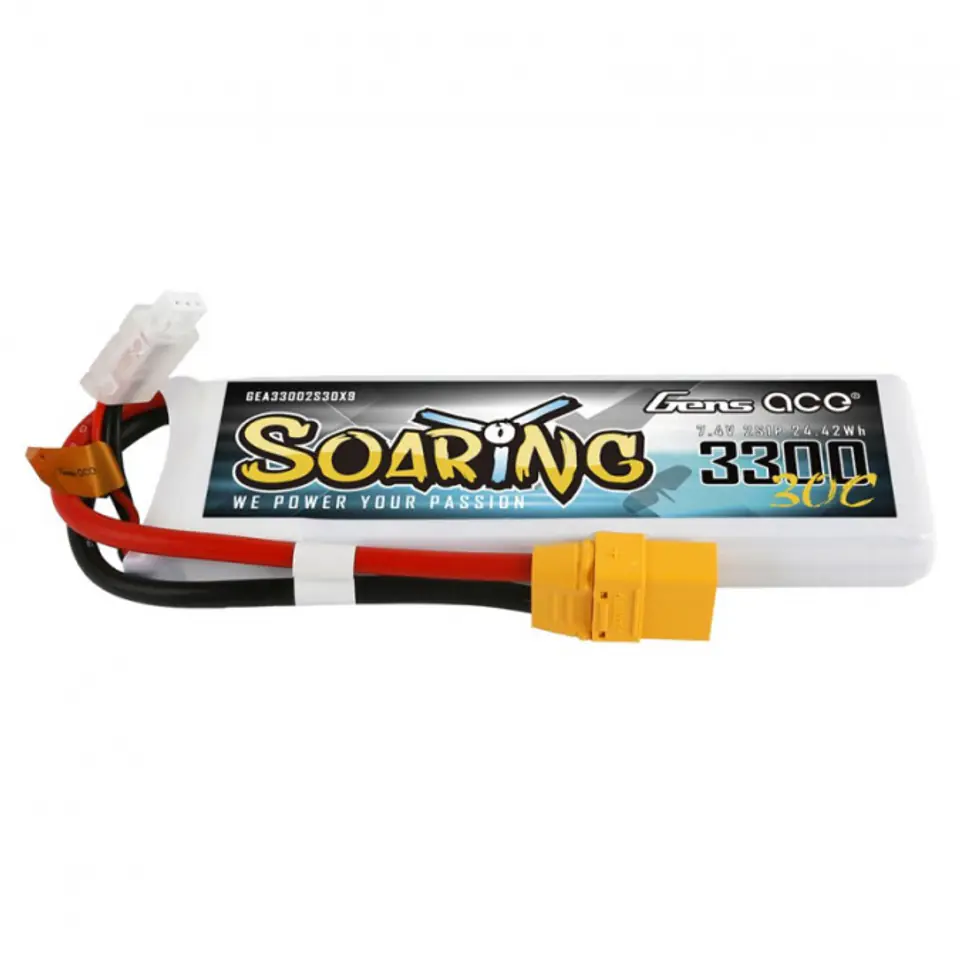 ⁨3300mAh 7.4V 30C SOARING Gens Ace⁩ w sklepie Wasserman.eu