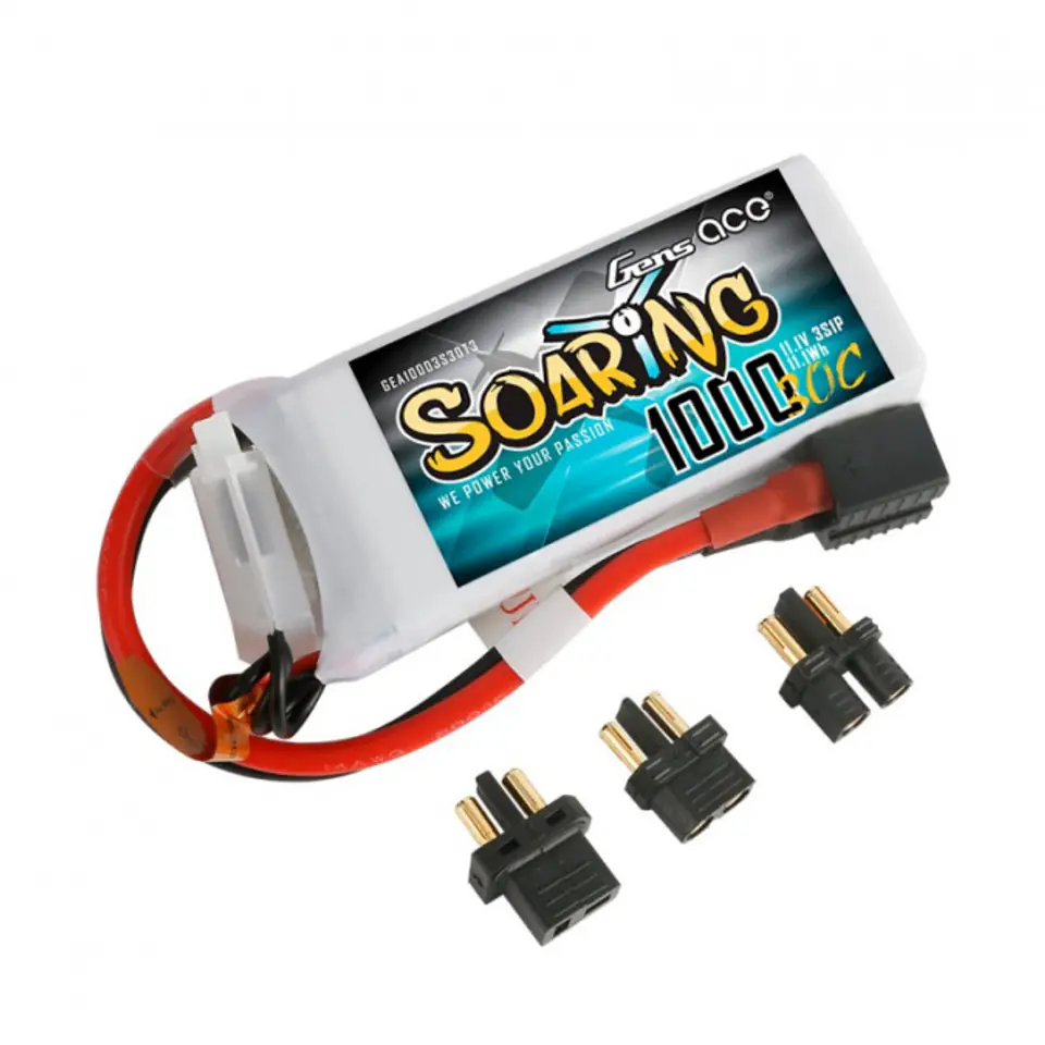 1000mAh 11.1V 30C SOARING Gens Ace EC3/XT60/T-dean w sklepie Wasserman.eu
