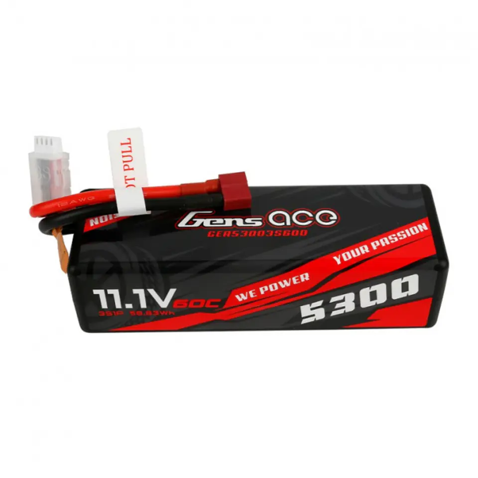 5300mAh 11.1V 60C HardCase Gens Ace T-dean im Wasserman.eu