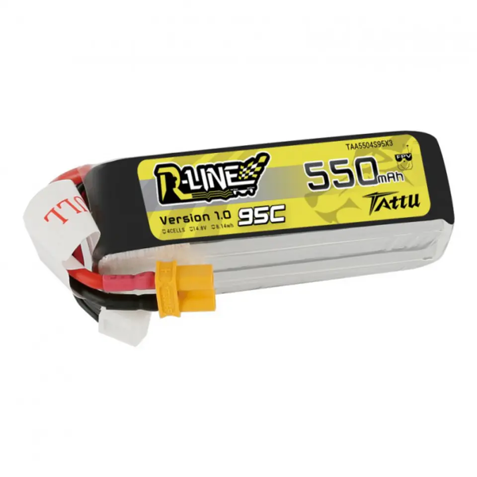 550mAh 14.8V 95C Tattu R-Line Gens Ace at Wasserman.eu