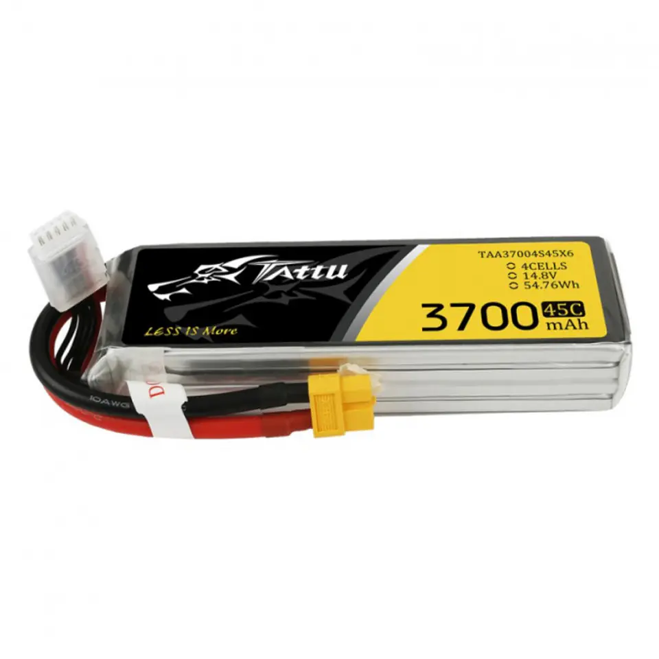 ⁨3700mAh 14.8V 45C TATTU Gens Ace XT60⁩ w sklepie Wasserman.eu